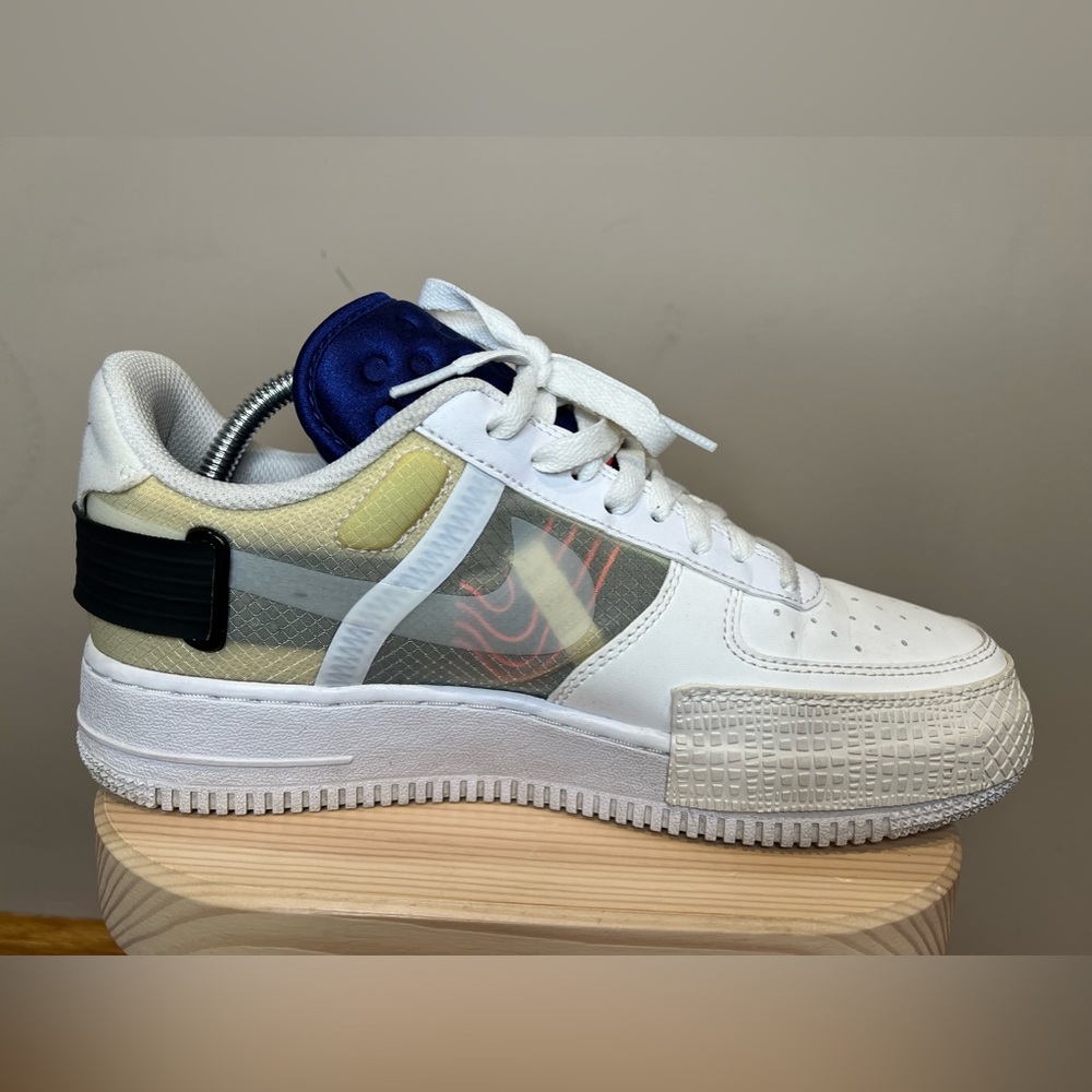 Nike Air Force 1 Low Drop Type GS Summit White No. 354 Men’s Size 8. - Picture 10 of 13